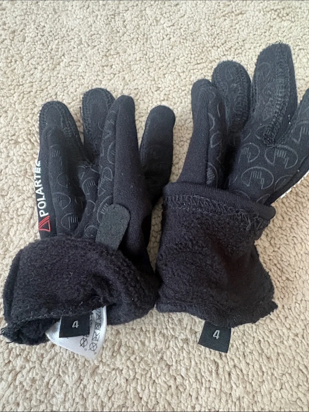 Kids Black Roeckl Winter Riding Gloves